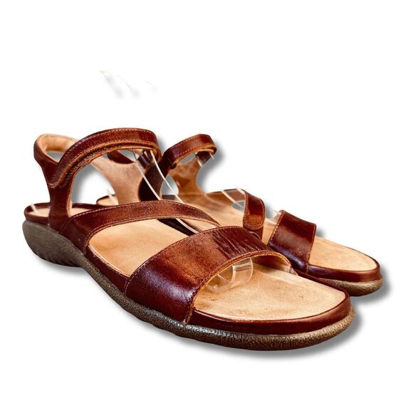 Naot Etera Sandals Women’s EU 40 US 9 Brown Leather Comfort Slingback - Picture 2 of 12